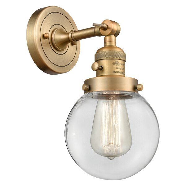 One Light Sconce With A High-Low-Off